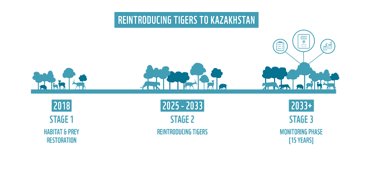 Kazahsztán tigris betelepítési terve